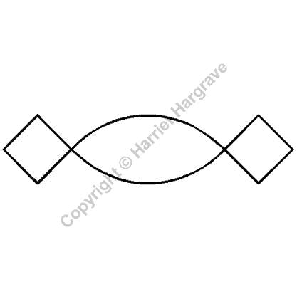 QCI 2" Simple Sashing Stencil - HH17