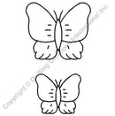 QCI 3" Butterfly Stencil - 1