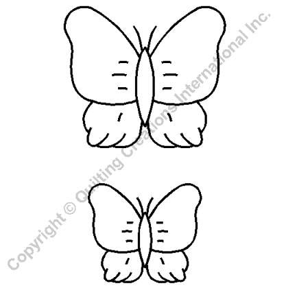 QCI 3" Butterfly Stencil - 1