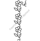 QCI 3" Continuous Floral Border Stencil - BJ2 - Notions