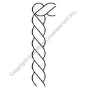 QCI 3" Rope Border W/ Corner Stencil - 66 - Notions