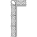 QCI 3" Scallop Border Stencil - BQ401 - Notions