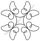 QCI 7" Butterfly Block Stencil - RB42