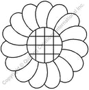 QCI Feather Circle 8" Stencil - 227