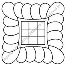 QCI Feather Square Stencil 7" - 810