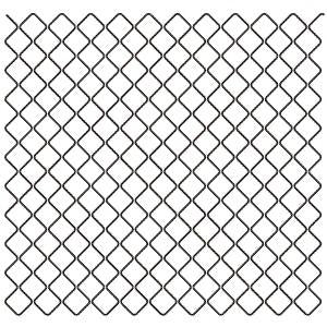 QCI Mock Crosshatching Grid Size 1" Stencil - EL452
