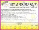 QDB Fusible 80-20 Batting FUSETN - Twin