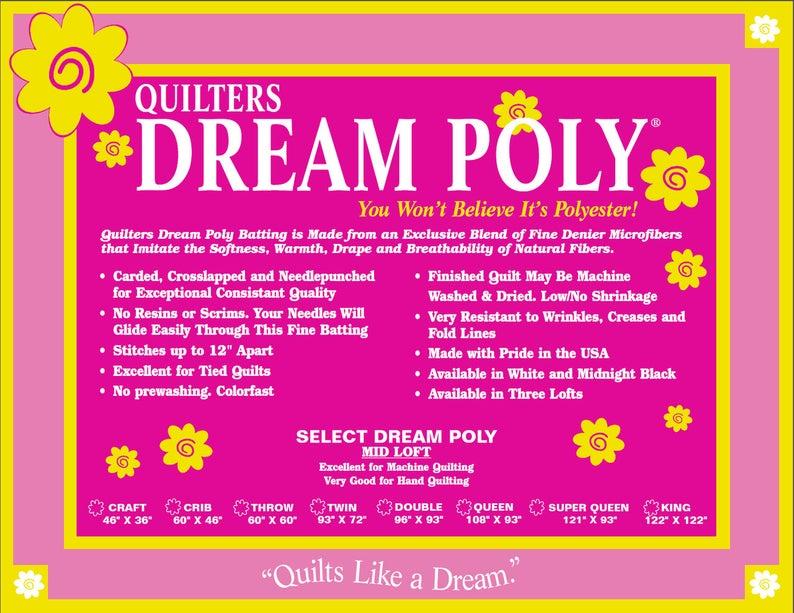 QDB Quilters Dream Poly Select Batting P4TH - Throw