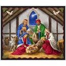 QT A Star Above Nativity Panel - 32038-X Multi - Cotton Fabric
