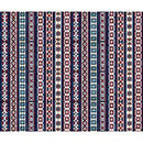 QT All American Snowman All American Border Stripe - 32044-X Multi - Cotton Fabric