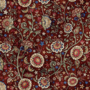 QT American Heritage Floral - 32301-R Brick - Cotton Fabric