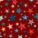 QT American Tapestry Stars - 30871-R Brick - Cotton Fabric