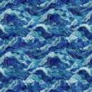 QT Atlantis Ocean Waves - 30695-W Ocean - Cotton Fabric