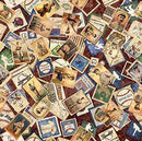 QT Bases Loaded Baseball Patchwork - 30345-M Brick - Cotton Fabric