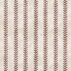 QT Bases Loaded Baseball Stripe - 30349-E Beige - Cotton Fabric