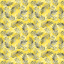 QT Blissful Blooms Sprigs - 31708-S Yellow - Cotton Fabric
