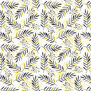 QT Blissful Blooms Sprigs - 31708-Z White - Cotton Fabric