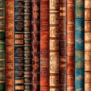 QT Book Club Book Spine Stripe - 32256-X Multi - Cotton Fabric