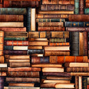 QT Book Club Stacked Books - 32255-X Multi - Cotton Fabric