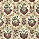 QT Canterbury Archival Foulard Medallion - 24539-A Tan - Cotton Fabric