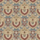 QT Canterbury Archival Foulard Medallion - 24539-B Blue - Cotton Fabric