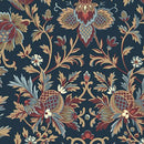 QT Canterbury Archival Jacobean - 24538-N Navy - Cotton Fabric