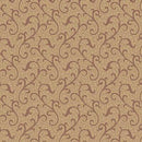 QT Canterbury Archival Windsor Scroll - 24542-A Tan - Cotton Fabric