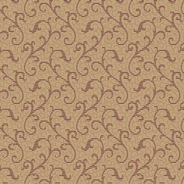 QT Canterbury Archival Windsor Scroll - 24542-A Tan - Cotton Fabric
