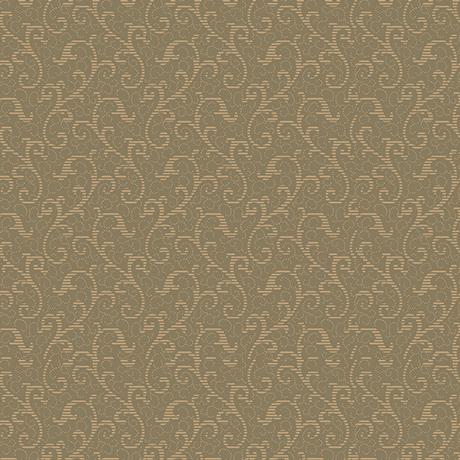 QT Canterbury Archival Windsor Scroll - 24542-G Olive - Cotton Fabric