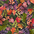 QT Cornucopia Harvest Fall Foliage - 31028-X Multi - Cotton Fabric