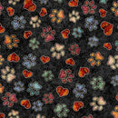 QT Cuties 2 Puppy Dog Prints - 31450-J Charcoal - Cotton Fabric