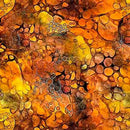 QT Dragon Dreams Dragon Skin Texture - 30962-O Orange - Cotton Fabric