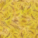 QT Drawn to Birds Bird Toile - 31137-S Butterscotch - Cotton Fabric