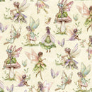 QT Fairy Boutique Woodland Sprites - 130-028-061 Cream - Cotton Fabric