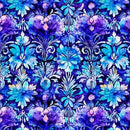 QT Fantasia Decorative Floral - 30973-V Purple - Cotton Fabric