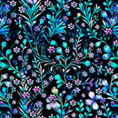 QT Fantasia Floral Vine - 30968-J Black - Cotton Fabric