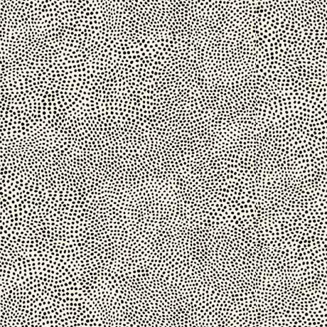 QT Floral Allure Dot - 30588-EJ Alabaster/Black - Cotton Fabric