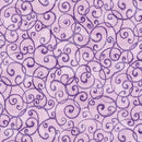QT Floral Allure Scroll - 30586-L Lilac - Cotton Fabric