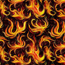 QT Grab Bag Season 3 Chili Flames - 31458-J Black - Cotton Fabric