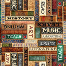 QT Grab Bag Season 3 School Books - 31464-X Multi - Cotton Fabric