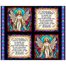 QT Guardian Angel Angel and Prayer Picture Patches Panel - 31681-X Multi - Cotton Fabric