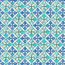 QT Guardian Angel Geo - 31684-B Blue - Cotton Fabric
