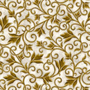 QT Heavenly Night Scroll - 31131-E Cream - Cotton Fabric