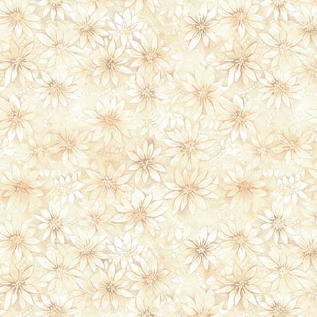 QT Hedgehugs Daisy Tonal - 31418-E Cream - Cotton Fabric