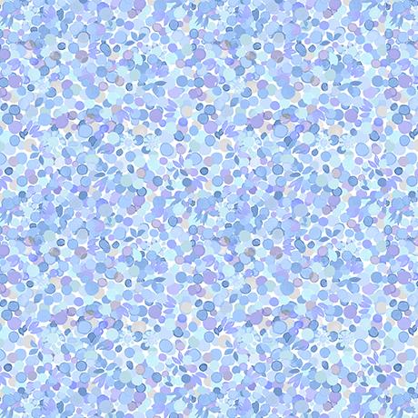 QT Jungle Friends Circle Geo Blender - 31387-B Blue - Cotton Fabric