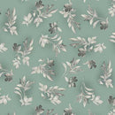 QT Le Fleur Leaf Sprigs - 31814-H Green - Cotton Fabric