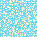 QT Little Ones Bubbles - 31725-B Blue - Cotton Fabric