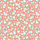 QT Little Ones Bubbles - 31725-C Salmon - Cotton Fabric