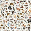 QT Mid-Atlantic Shop Hop 2026 Wildlife - 32142-E Oatmeal - Cotton Fabric