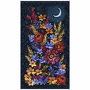 QT Midnight Petals Panel - 31917-X Multi - Cotton Fabric